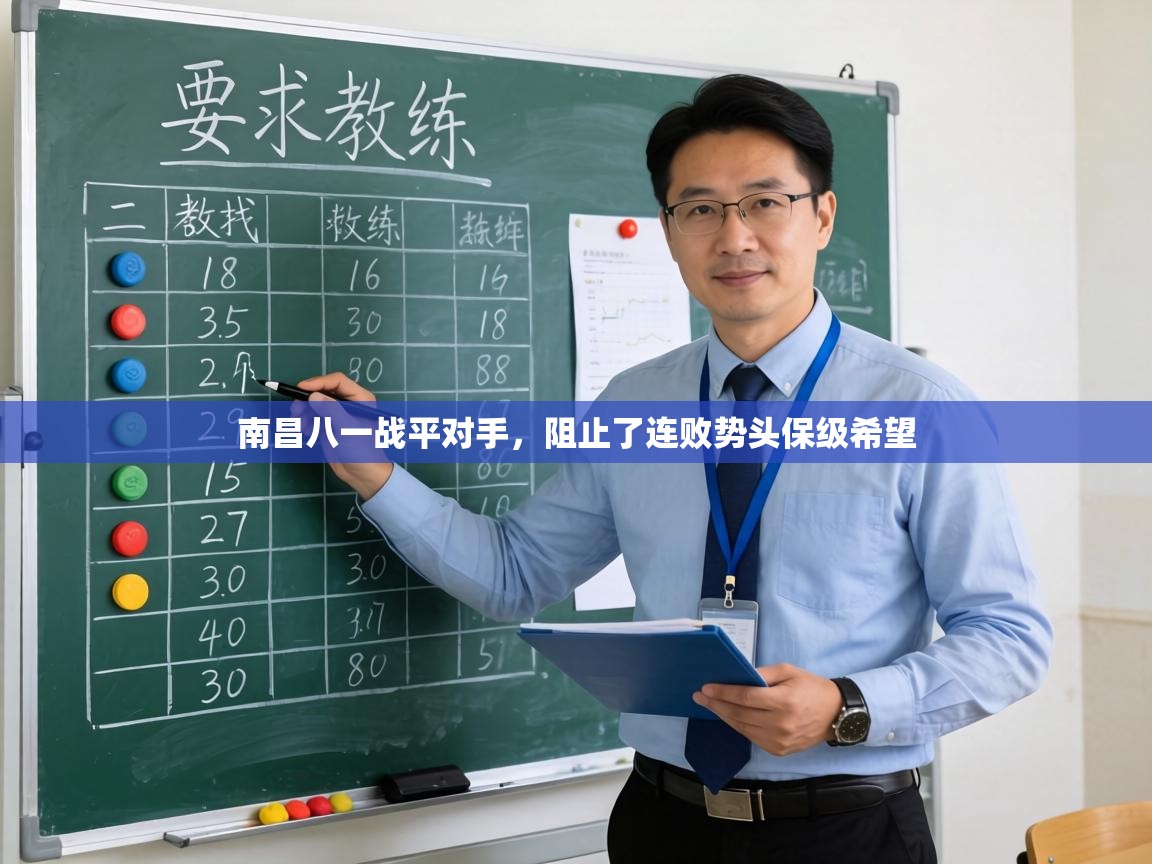 南昌八一战平对手，阻止了连败势头保级希望  第2张